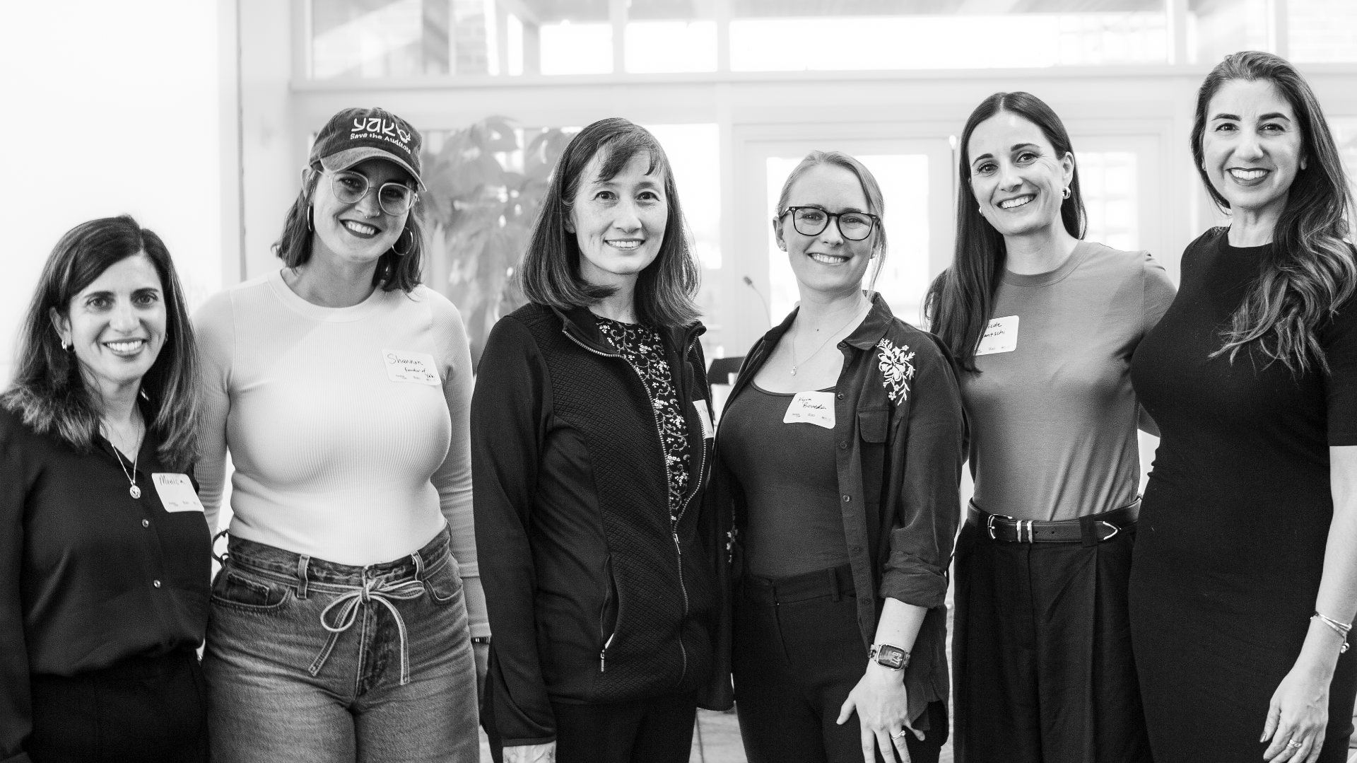 2026 WAAC speakers, from left: Monica Enand, Shannon Smith, Debbie Marr, Kyra Boveda, Jeana Kats, and Yalda Moshiri.